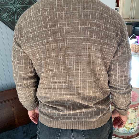 - Men’s taupe patterned sweater/tricots st raphael - Picture 2 of 6